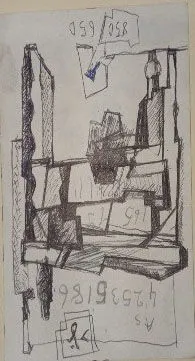 Ensemble: Untitled ink 390 / 351 (Double-sided Ink Drawing Recto/Verso)