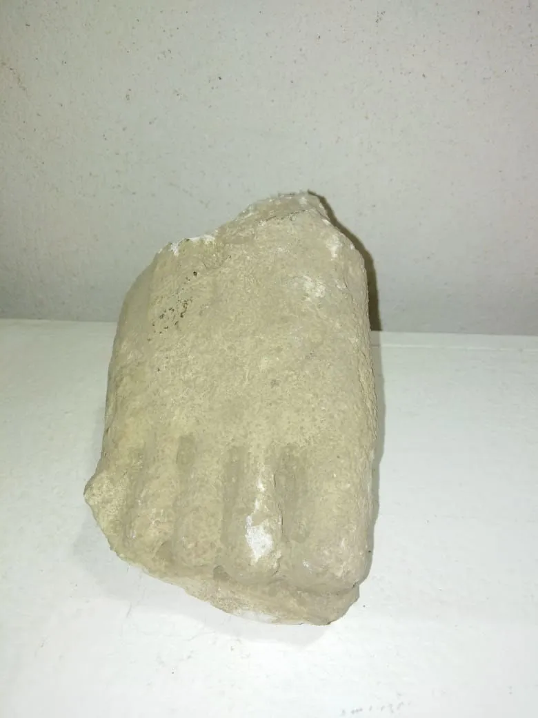 Part of "nesma" statue's foot