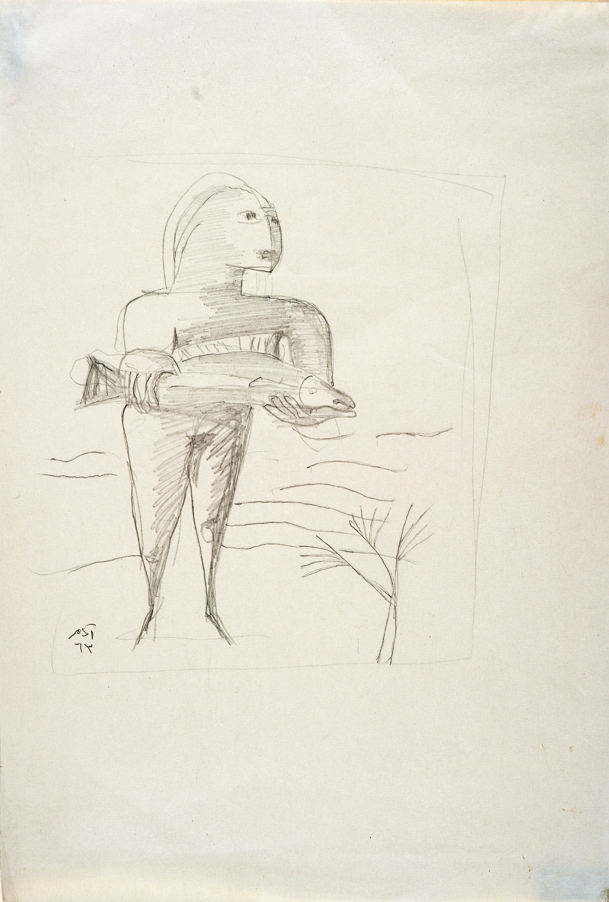 The Man and The Fish - Studies