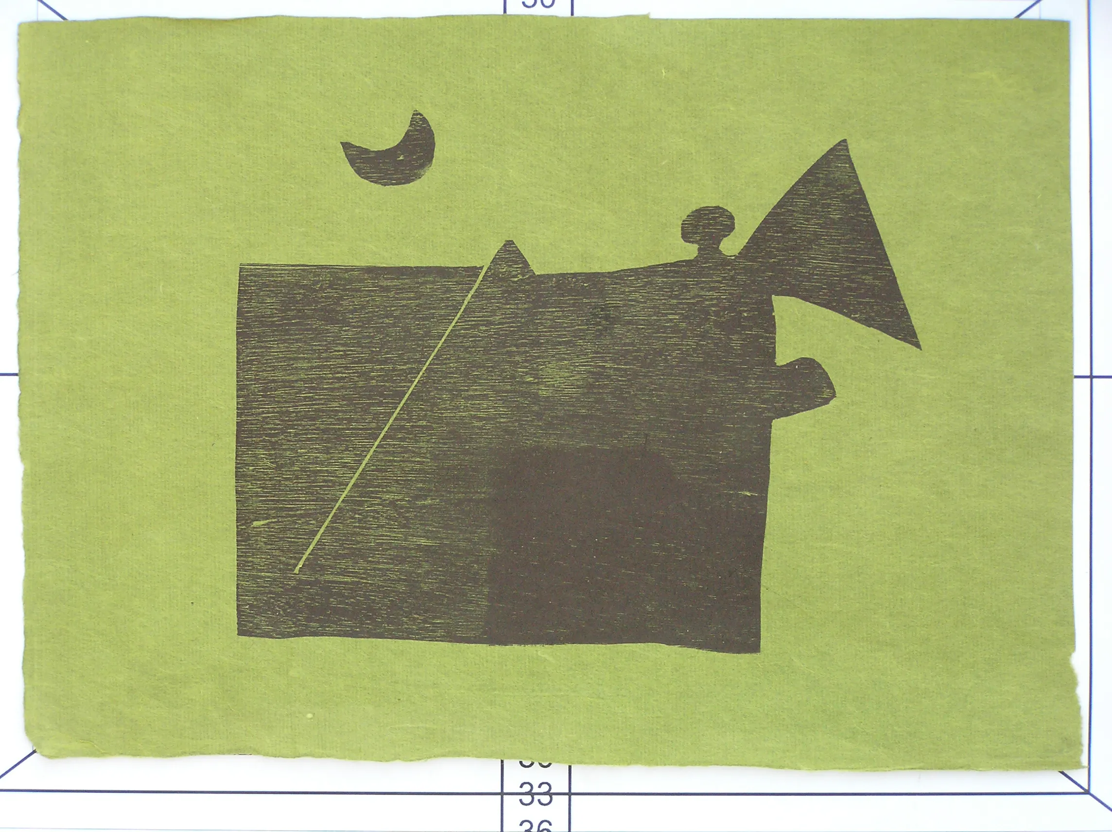 Untitled Woodcut 020