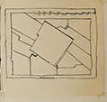 Ensemble: Untitled ink 303 - 304 (Two ink drawings in unified frame)