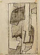 Ensemble: Untitled ink 312 - 314 (Two ink drawings in unified frame)